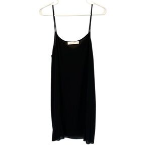 SEE BY CHLOE Black Semi-Sheer Slip Dress- 10 US / 42 FR